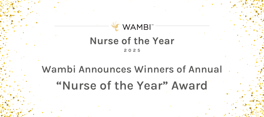 2025 Wambi Nurse of the Year announcement image